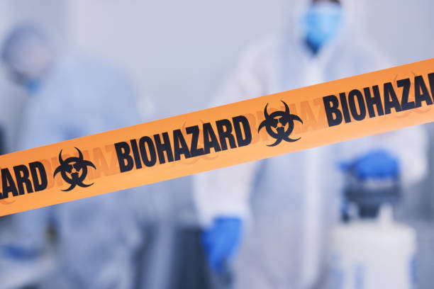 Professional Biohazard Cleanup technician working in Latah, WA